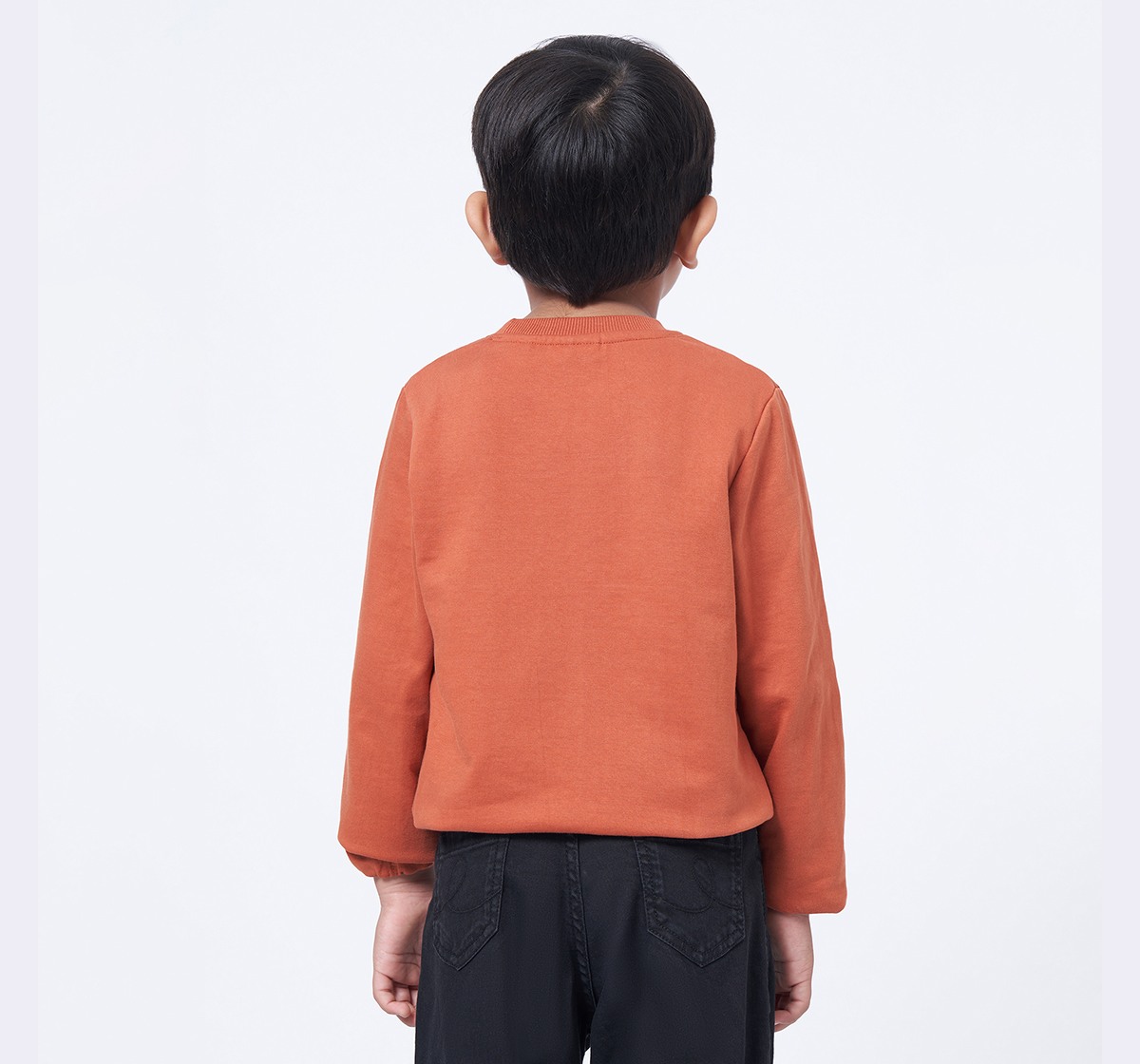 Ed-a-Mamma Kids Boys Sweatshirt Rust