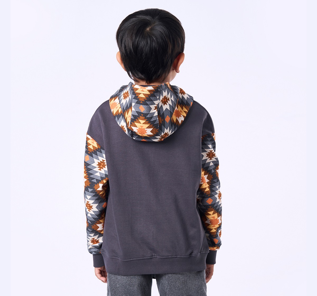 Ed-a-Mamma Kids Boys Sweatshirt Grey