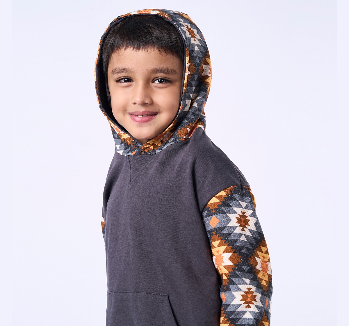 Ed-a-Mamma Kids Boys Sweatshirt Grey
