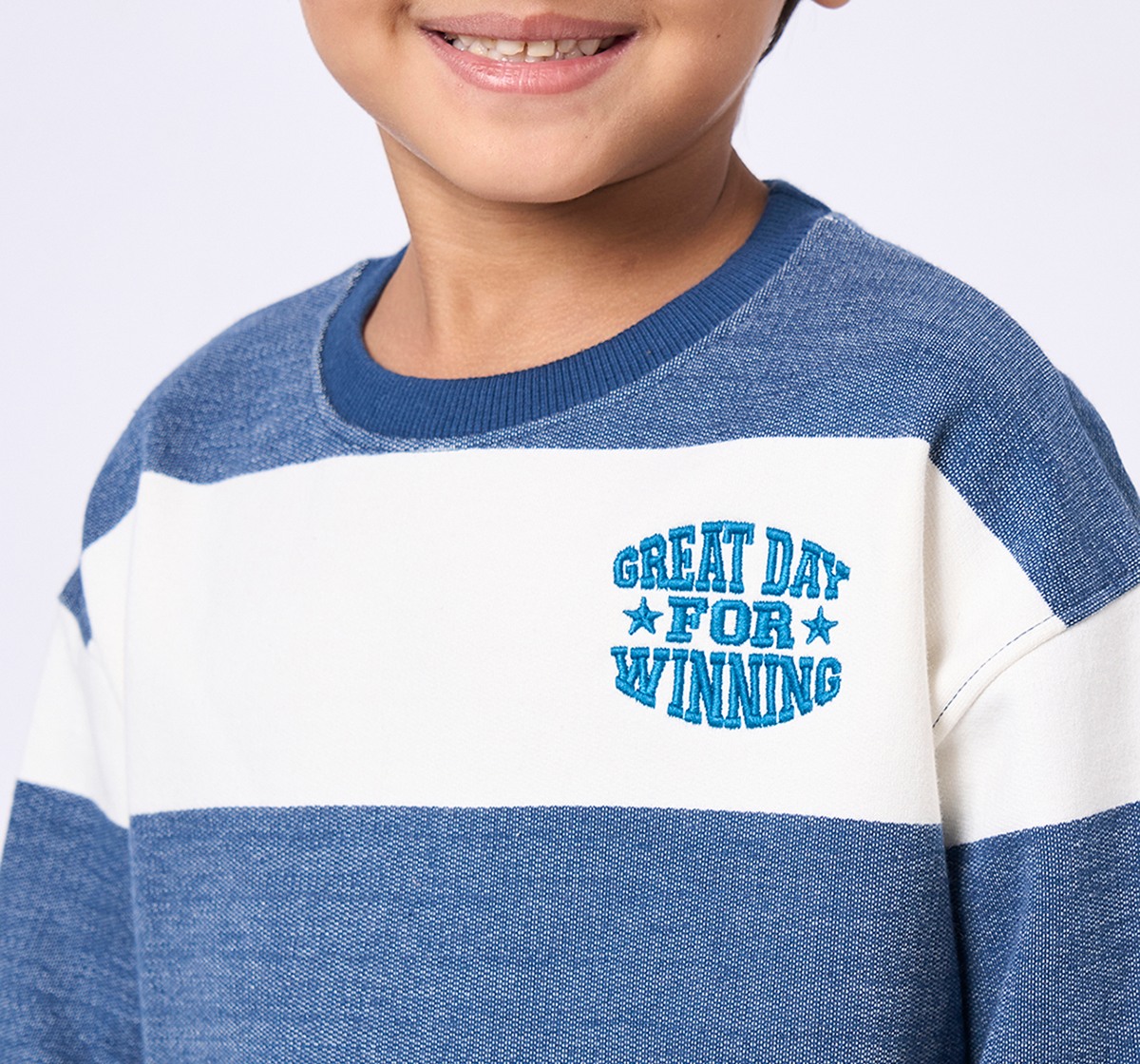 Ed-a-Mamma Kids Boys Sweatshirt Navy