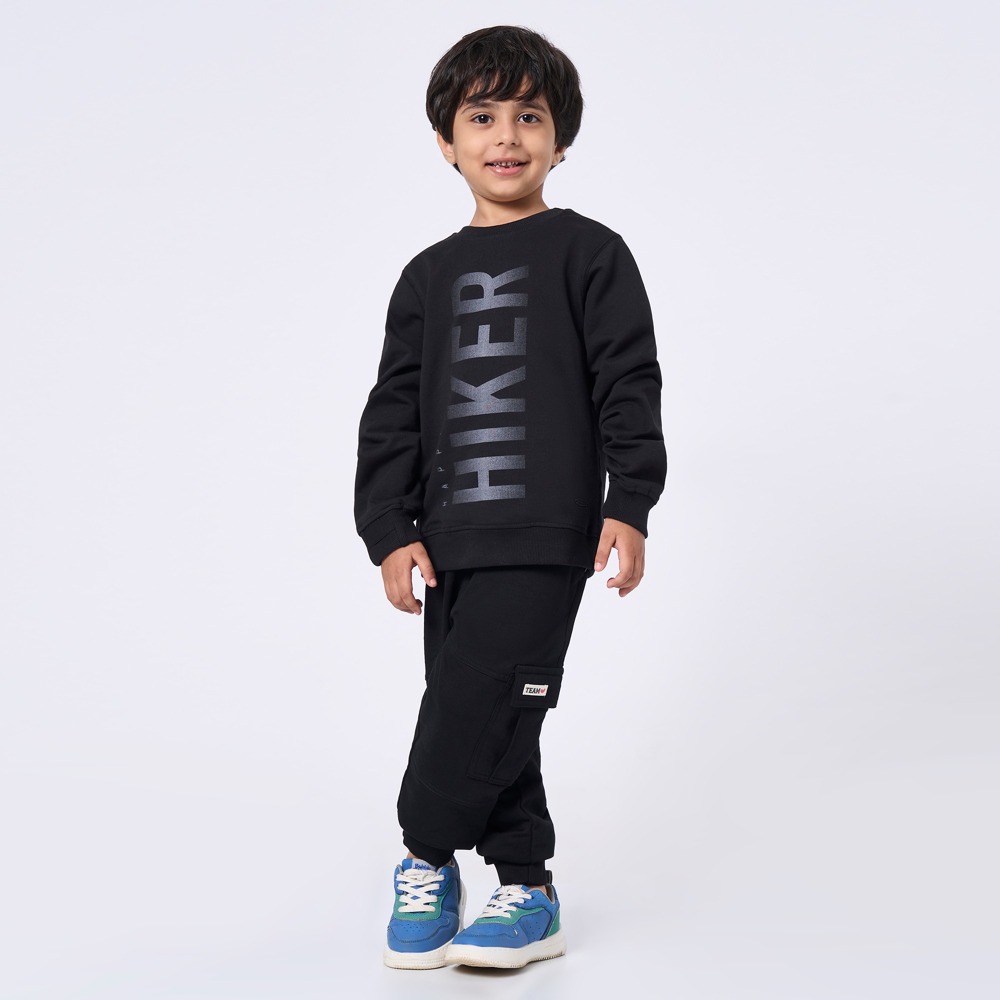 Ed-a-Mamma Kids Boys Sweatshirt Black