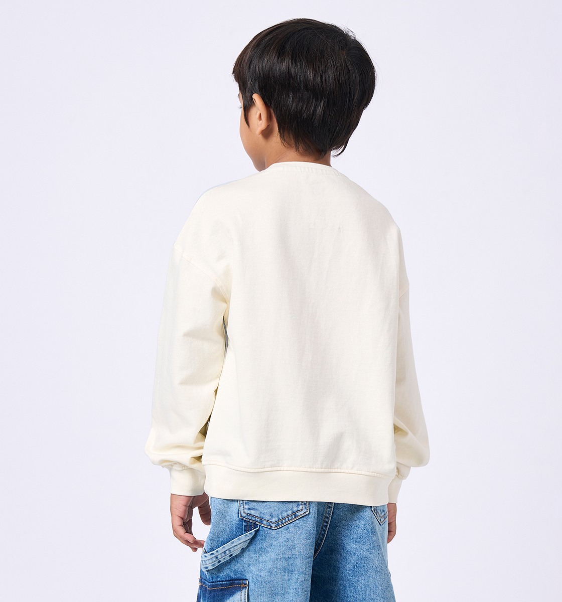Ed-a-Mamma Kids Boys Sweatshirt Off White