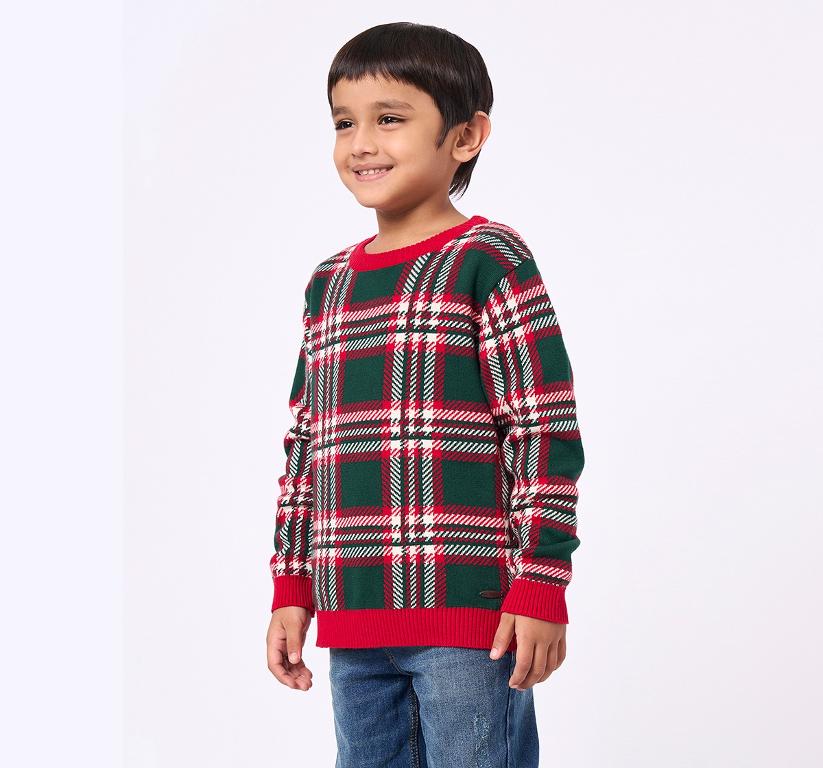 Ed-a-Mamma Kids Boys Sweater Red