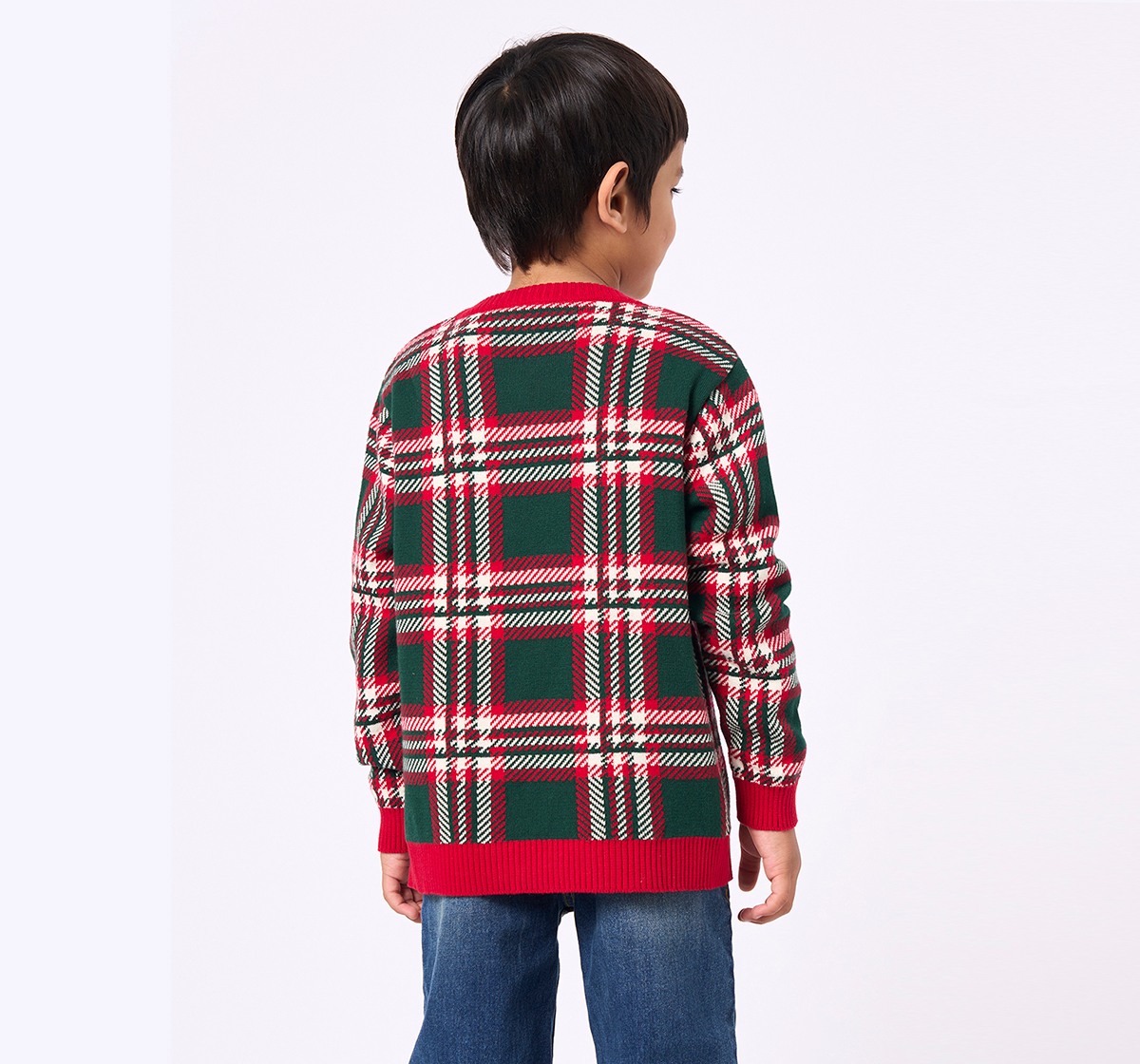 Ed-a-Mamma Kids Boys Sweater Red