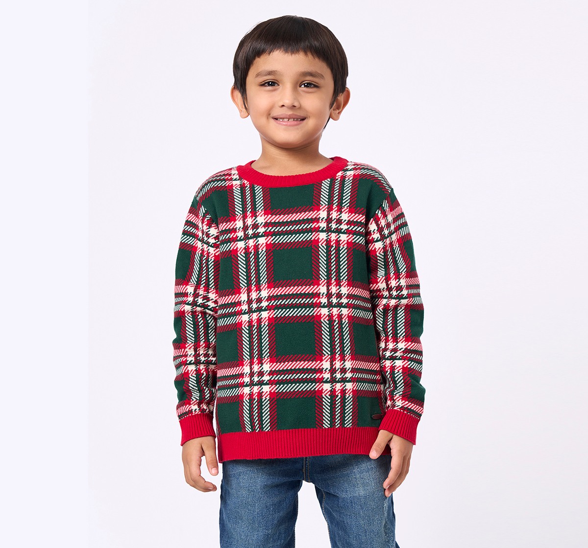 Ed-a-Mamma Kids Boys Sweater Red