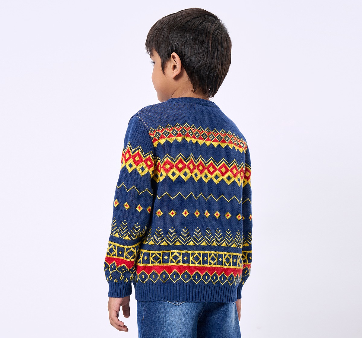 Ed-a-Mamma Kids Boys Sweater Blue