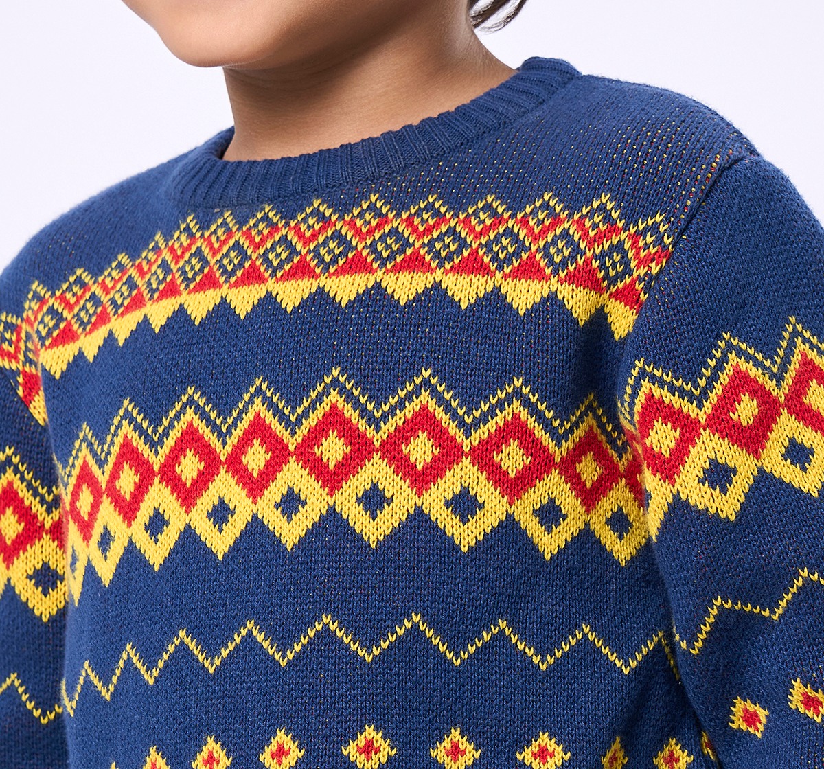 Ed-a-Mamma Kids Boys Sweater Blue