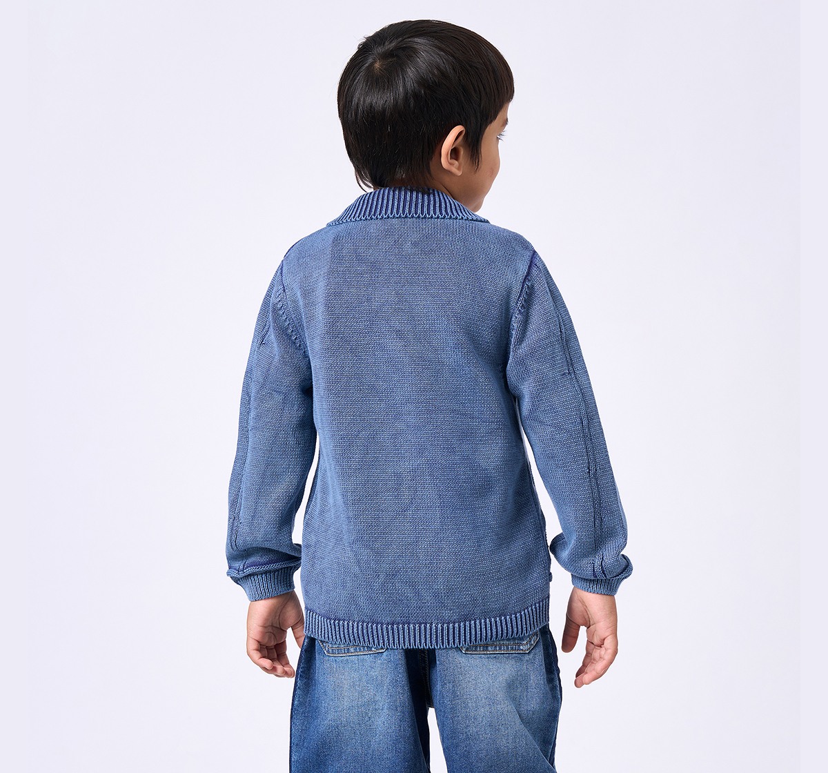 Ed-a-Mamma Kids Boys Sweater Blue