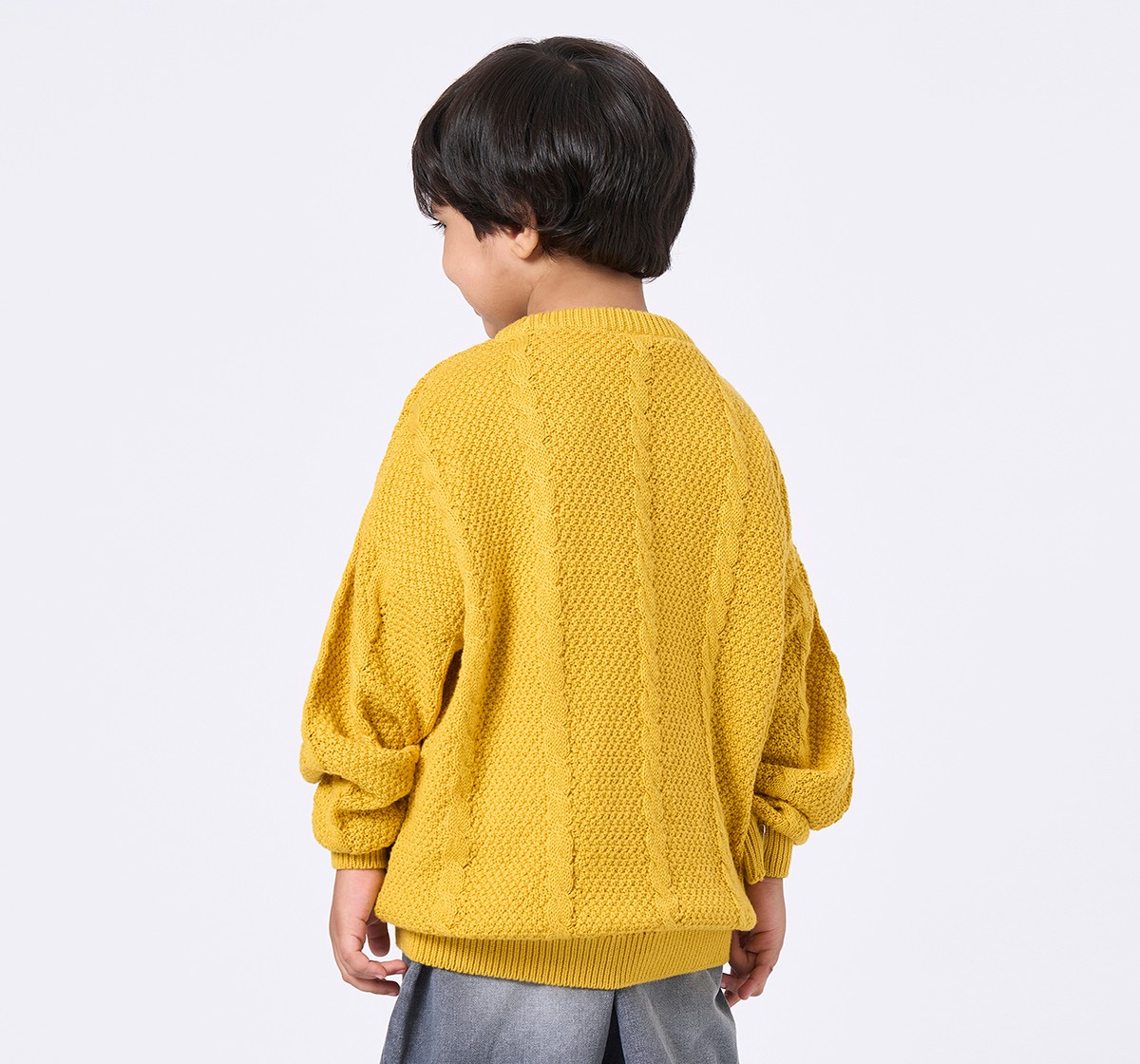 Ed-a-Mamma Kids Boys Sweater Yellow