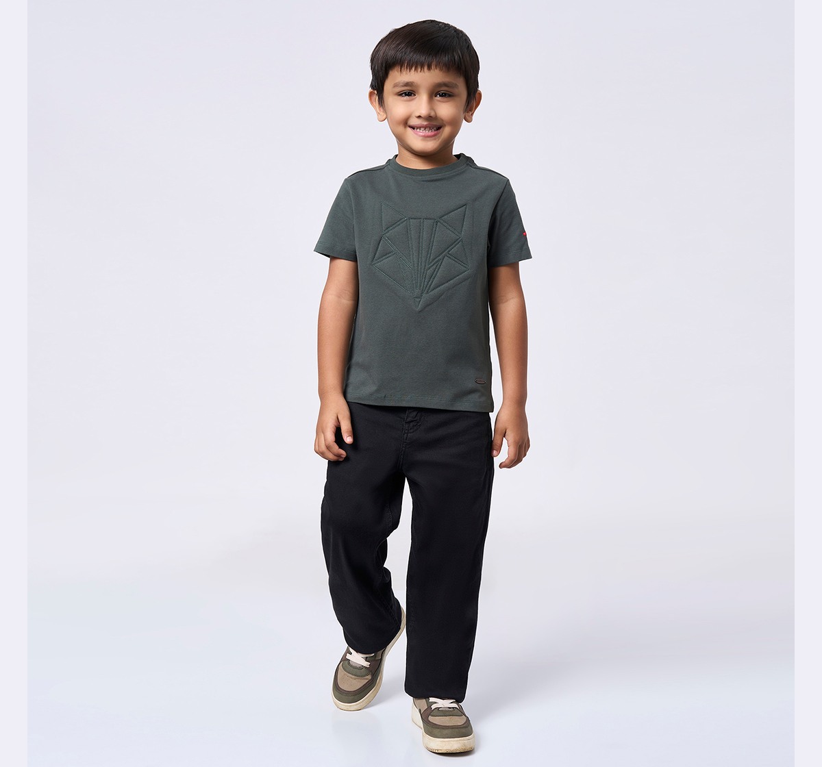 Ed-a-Mamma Kids Boys T-Shirt Green