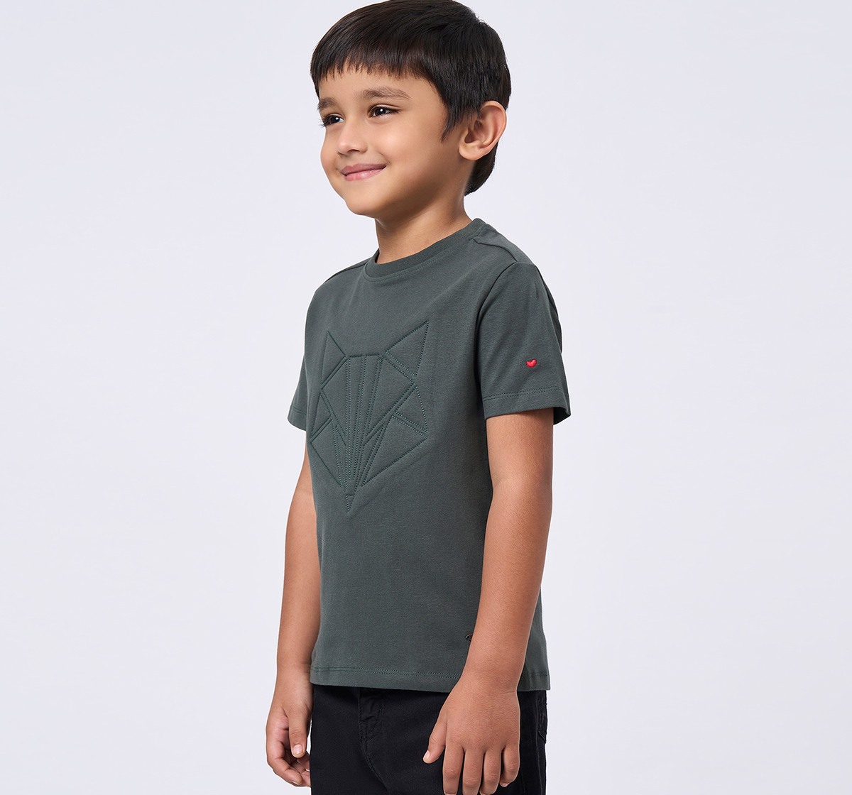 Ed-a-Mamma Kids Boys T-Shirt Green