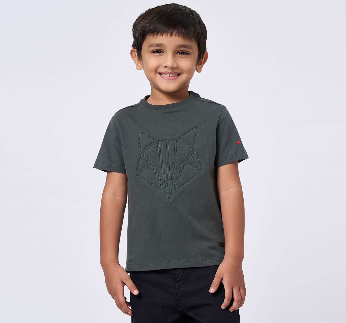 Ed-a-Mamma Kids Boys T-Shirt Green