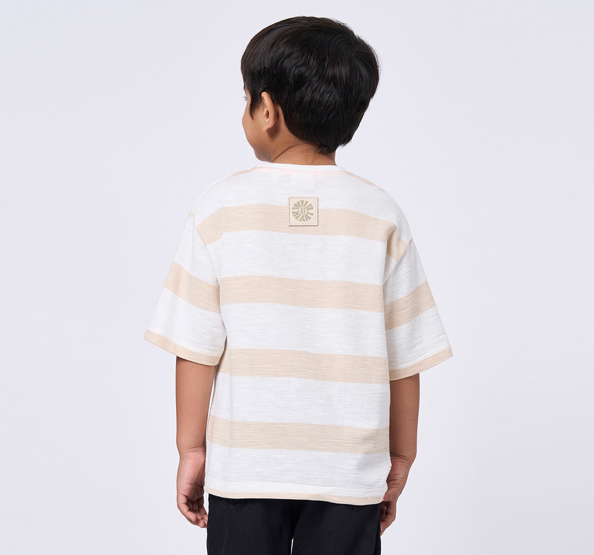 Ed-a-Mamma Kids Boys T-Shirt Beige