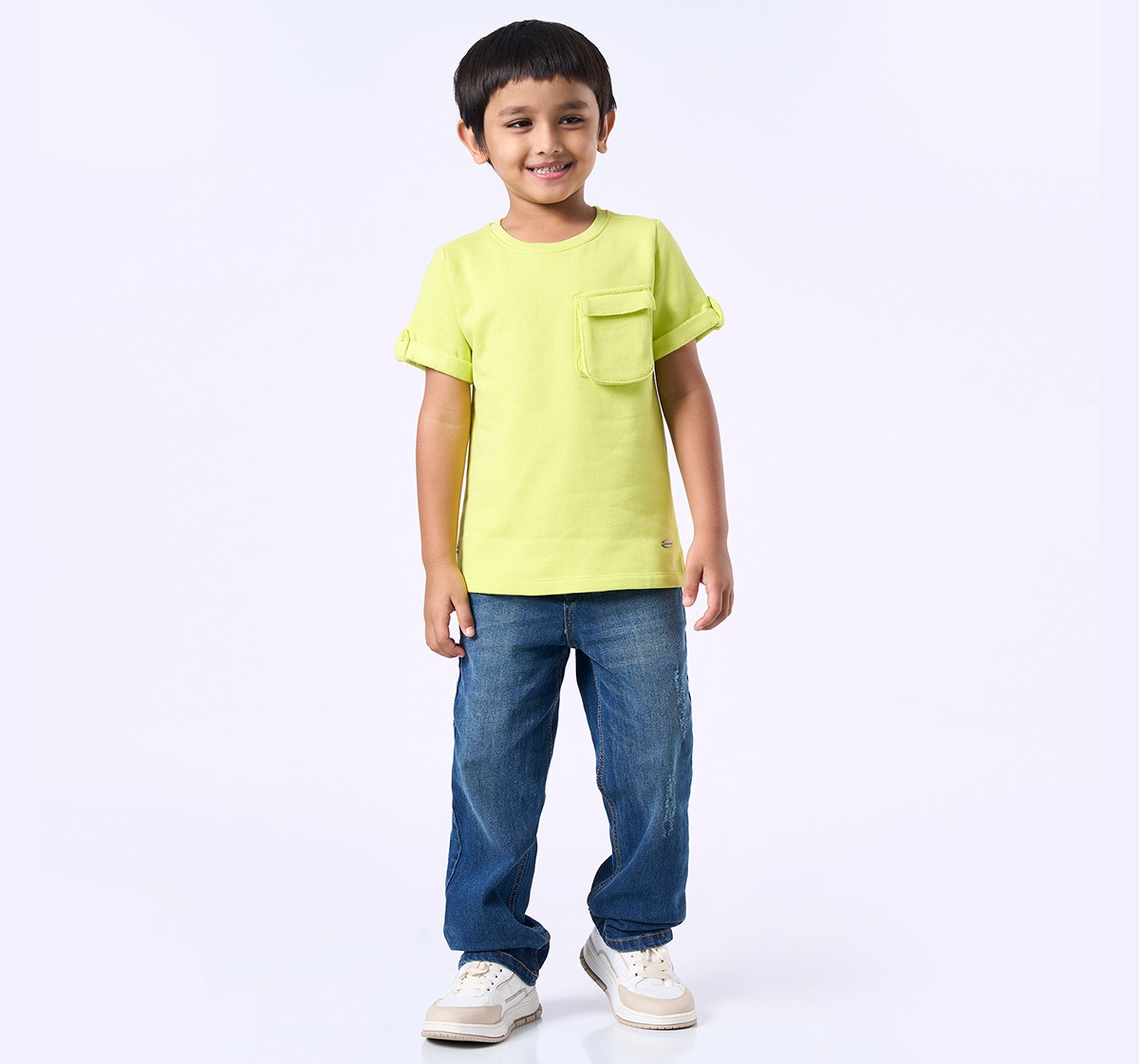 Ed-a-Mamma Kids Boys T-Shirt Neon
