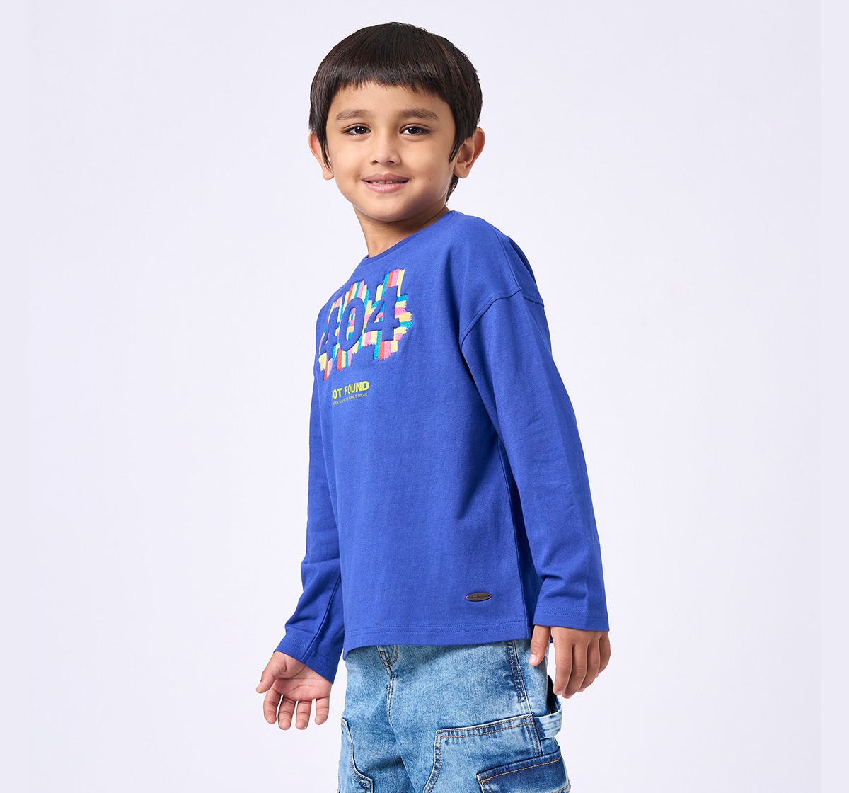 Ed-a-Mamma Kids Boys T-Shirt Blue