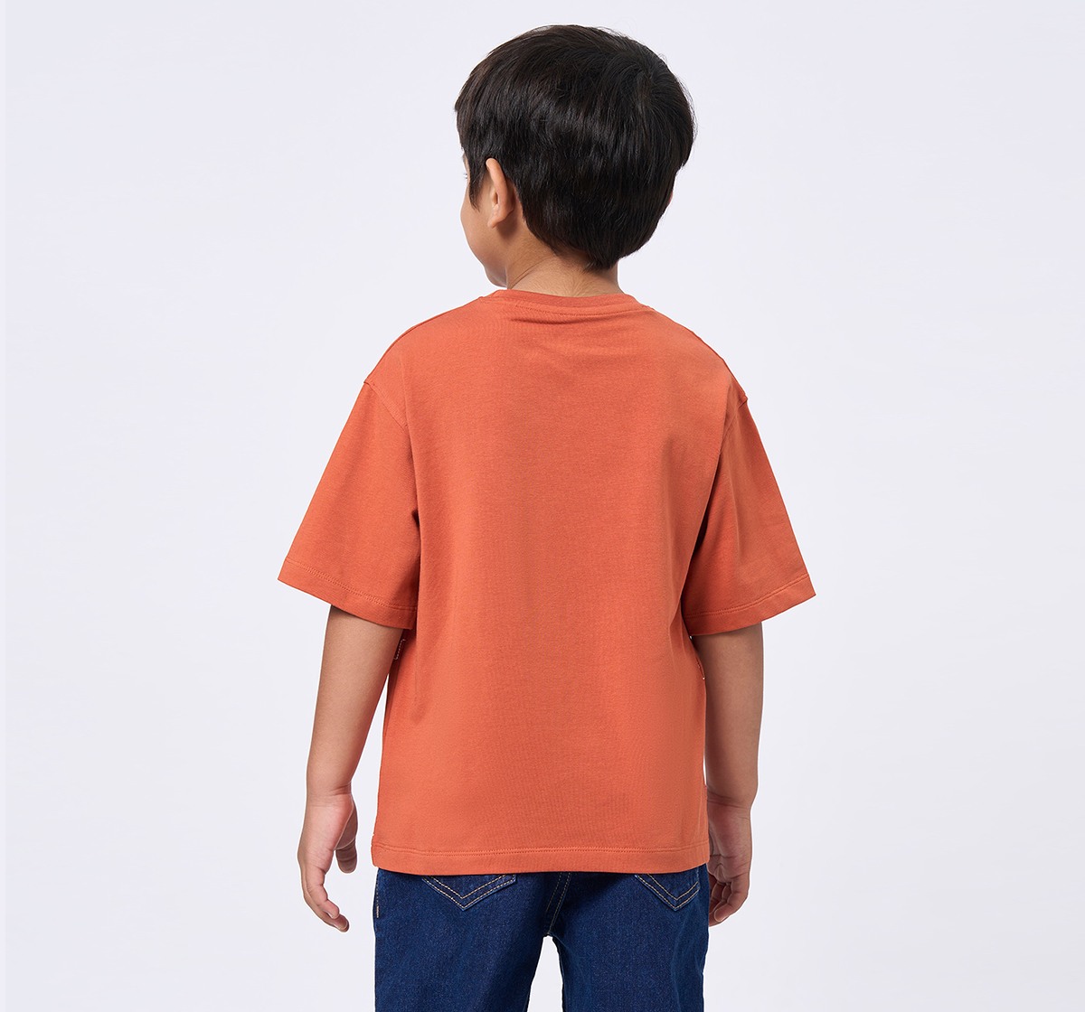 Ed-a-Mamma Kids Boys T-Shirt Rust
