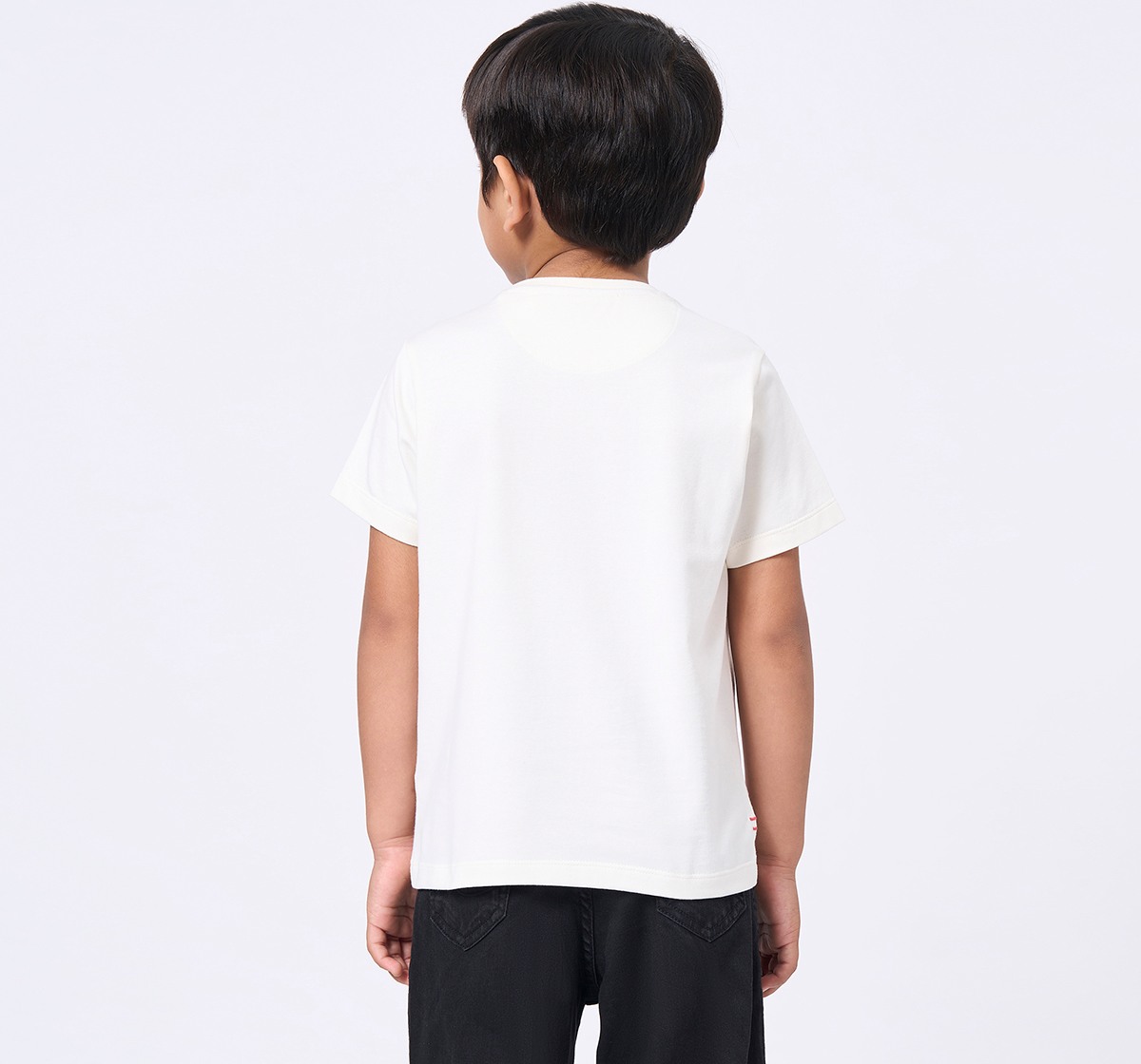 Ed-a-Mamma Kids Boys T-Shirt Cream