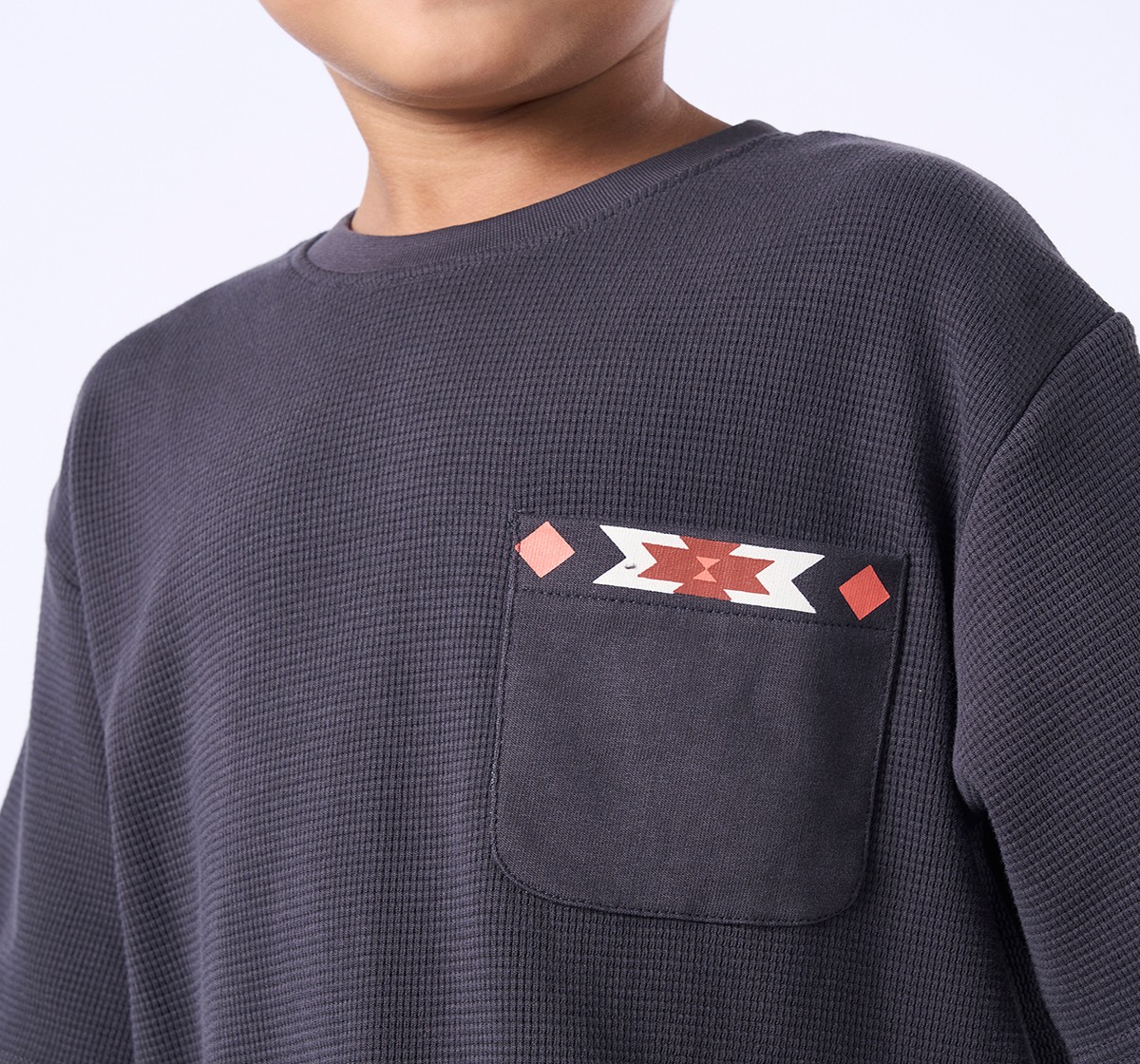 Ed-a-Mamma Kids Boys T-Shirt Grey