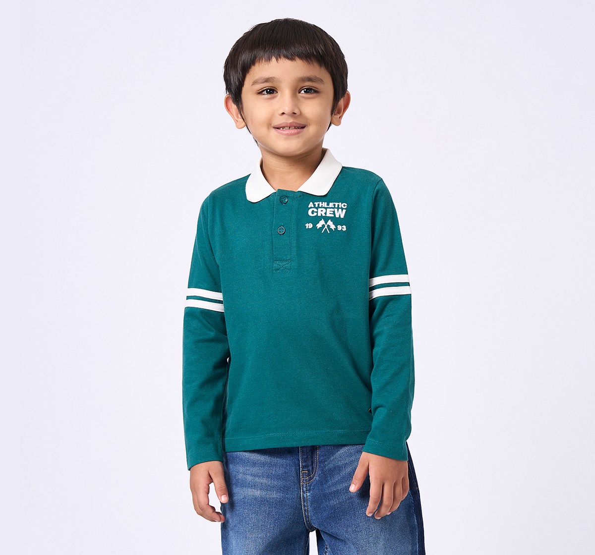 Ed-a-Mamma Kids Boys T-Shirt Green