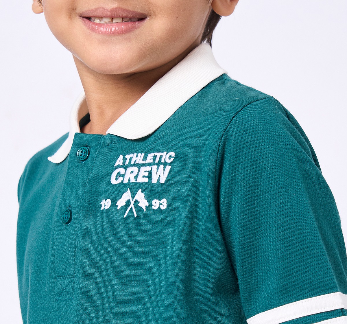 Ed-a-Mamma Kids Boys T-Shirt Green