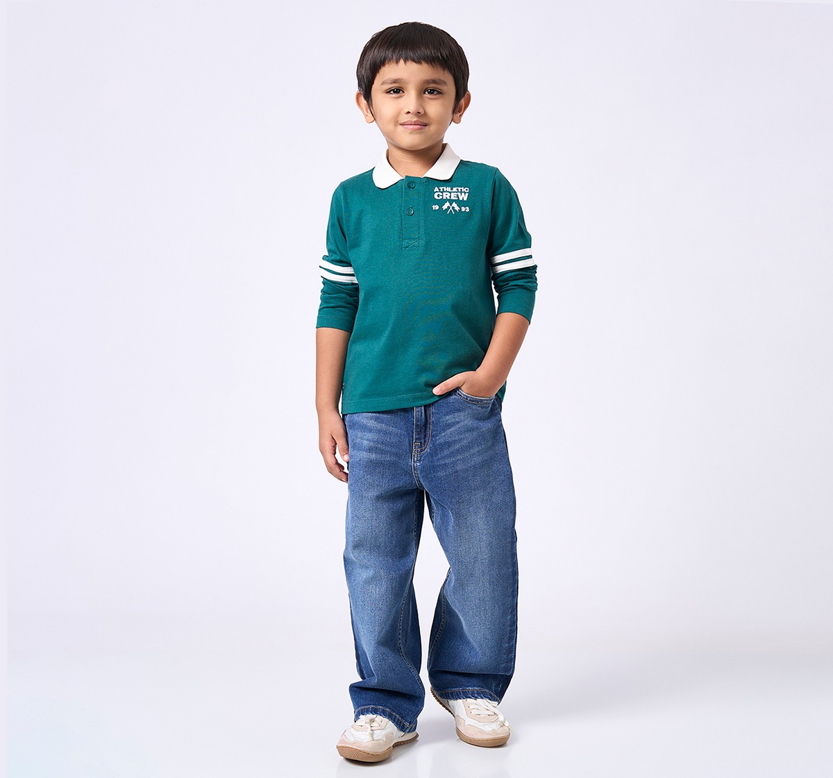 Ed-a-Mamma Kids Boys T-Shirt Green