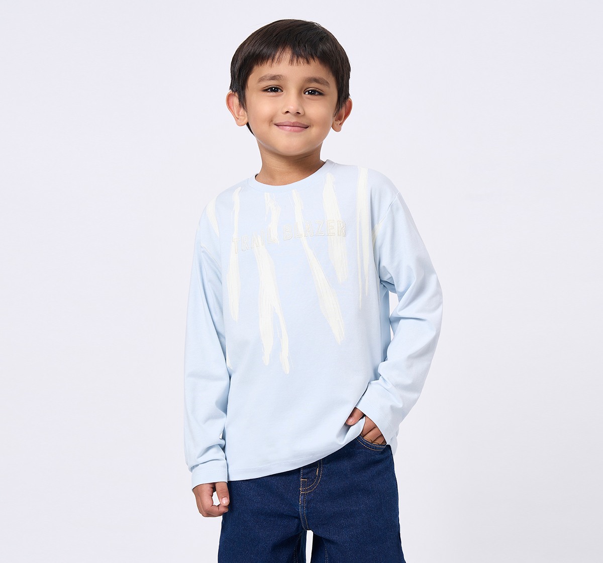 Ed-a-Mamma Kids Boys T-Shirt Sky Blue