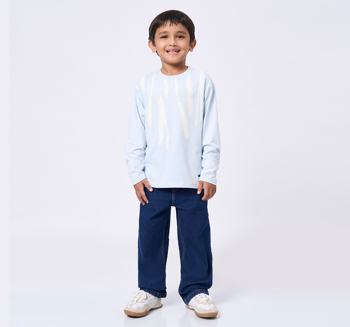 Ed-a-Mamma Kids Boys T-Shirt Sky Blue