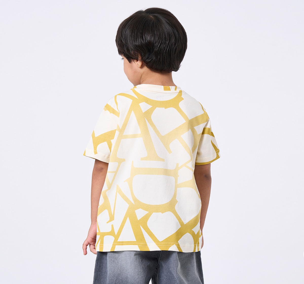 Ed-a-Mamma Kids Boys T-Shirt Yellow