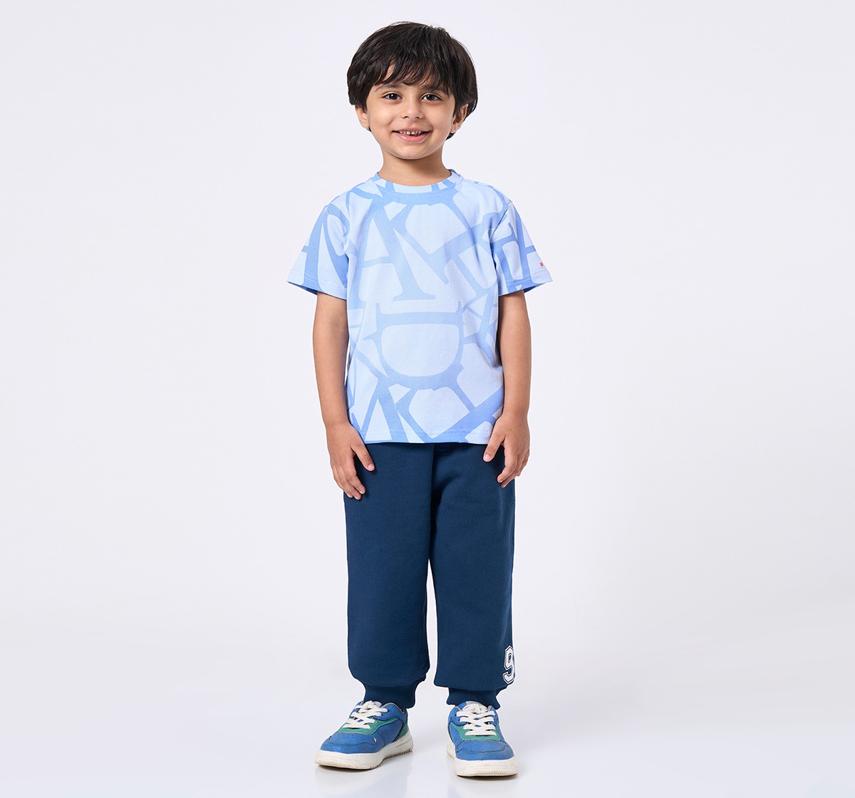 Ed-a-Mamma Kids Boys T-Shirt Blue