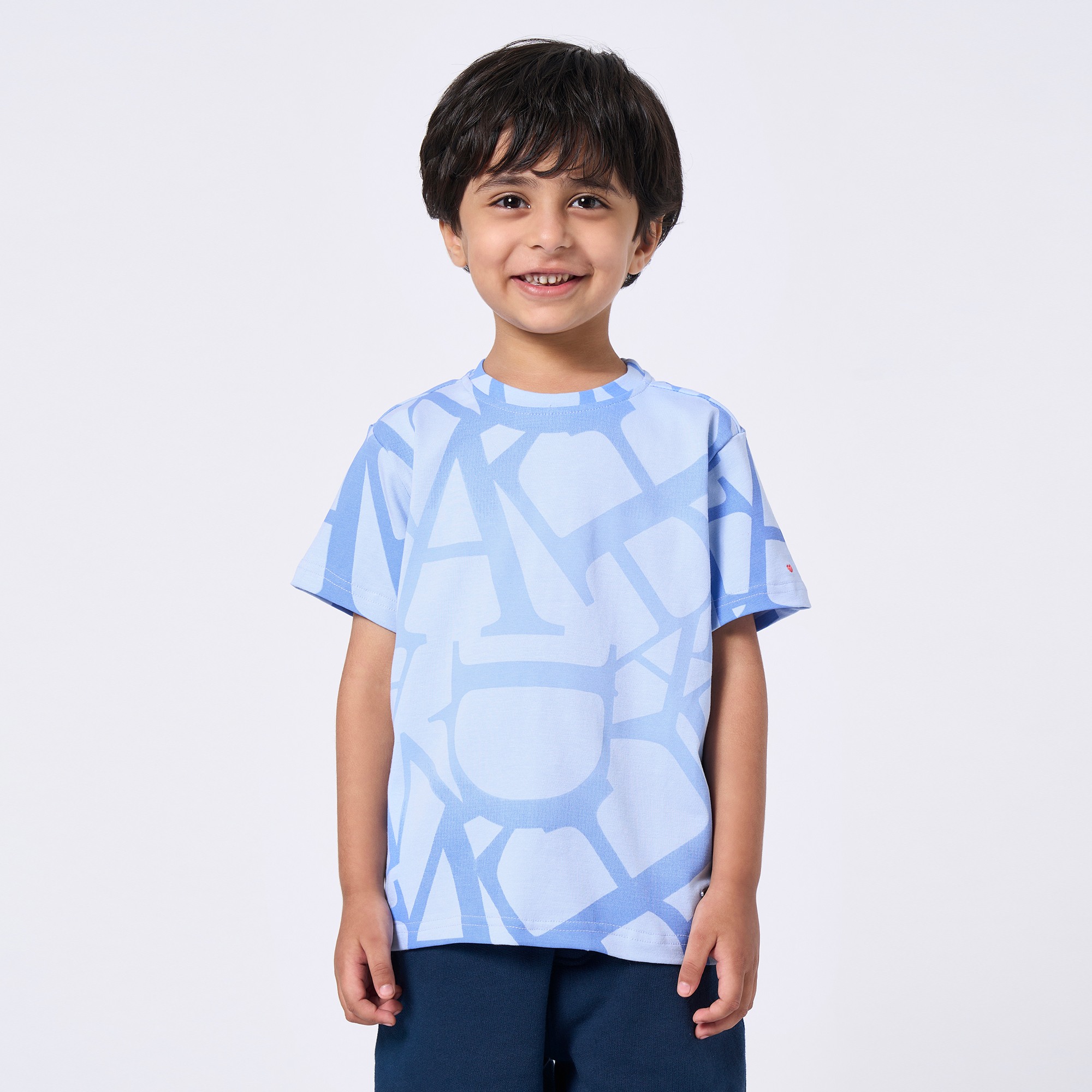 Ed-a-Mamma Kids Boys T-Shirt Blue