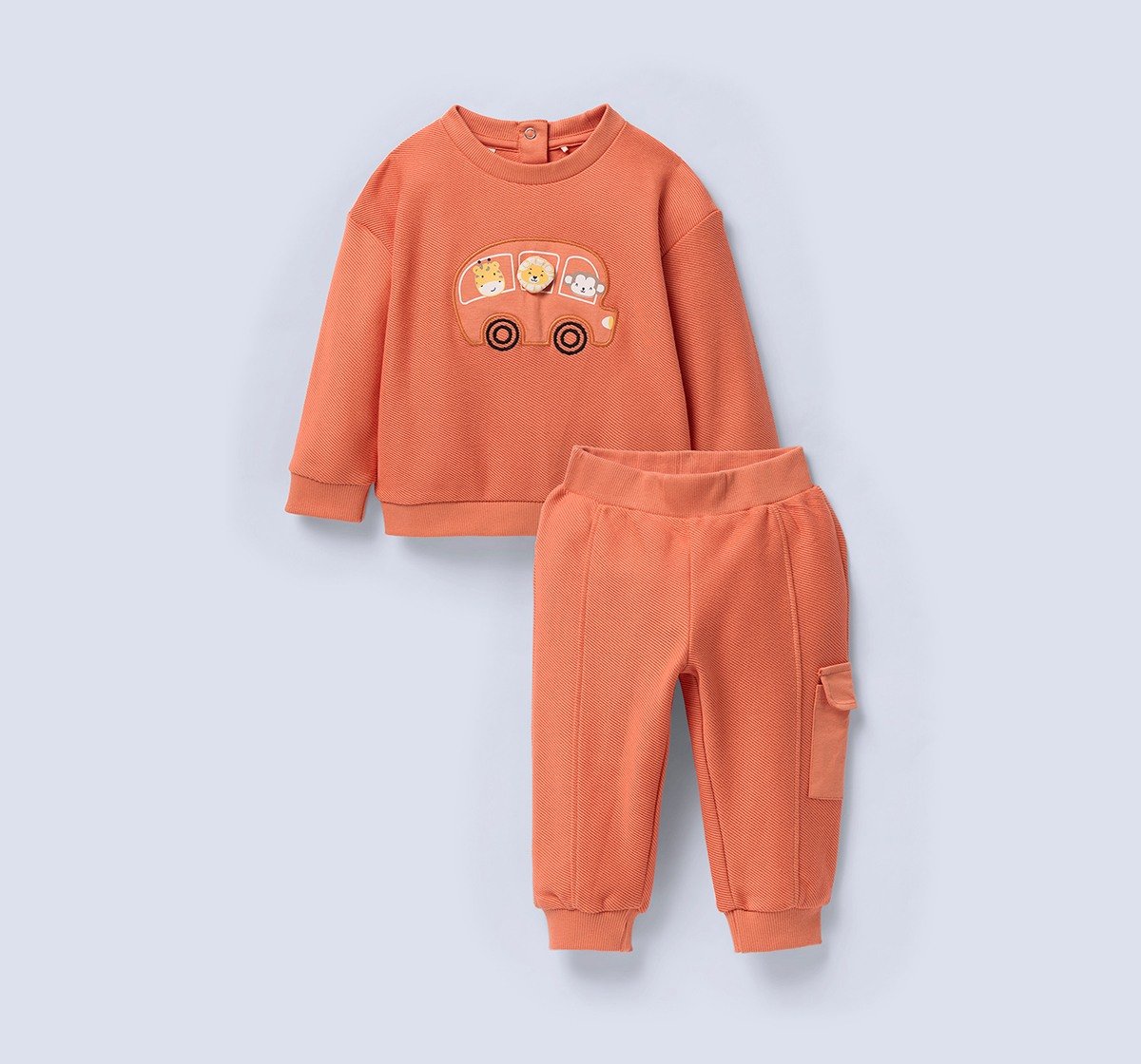 Ed-a-Mamma Infant Boys Set Coral