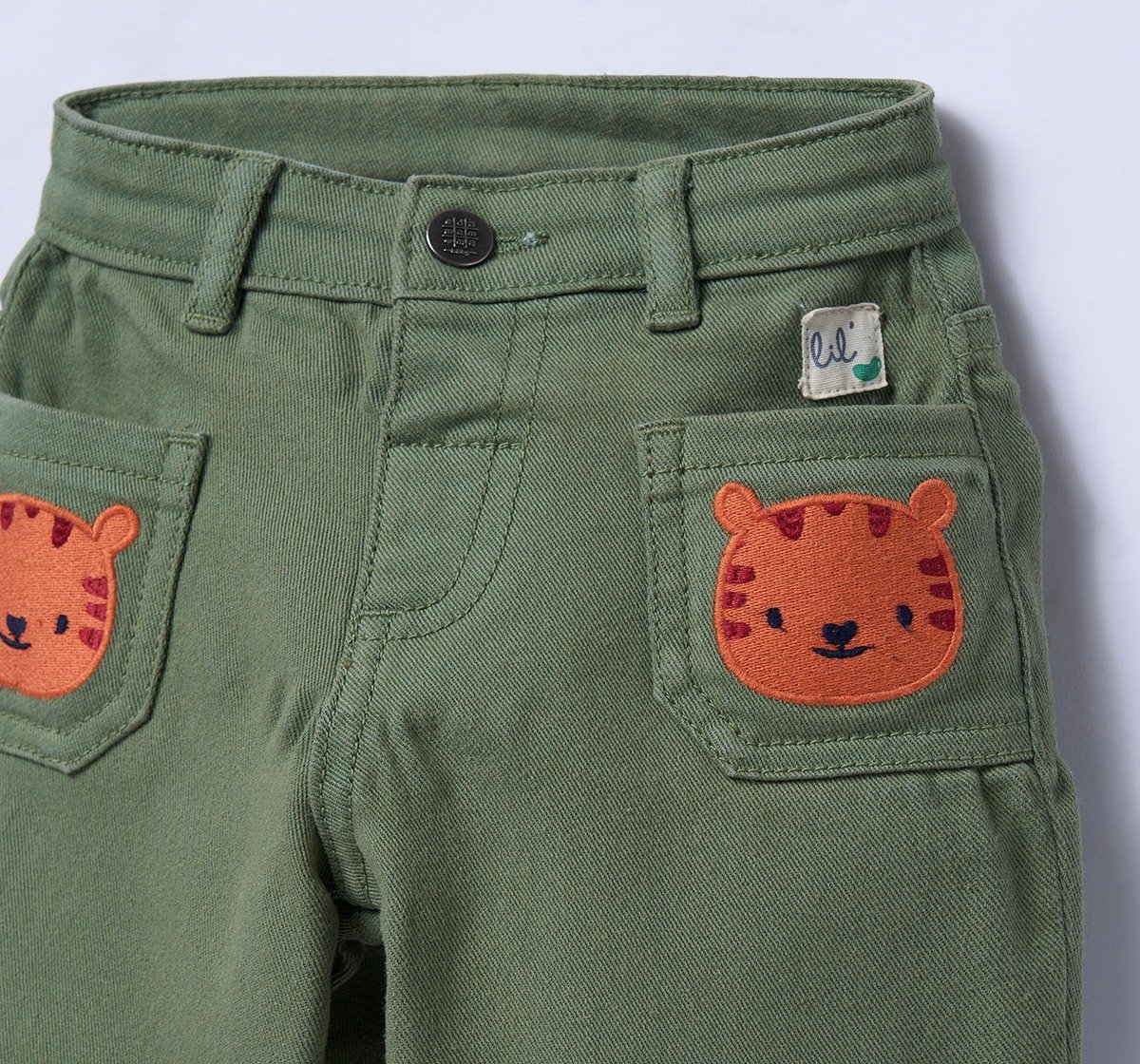 Ed-a-Mamma Infant Boys Jeans Olive