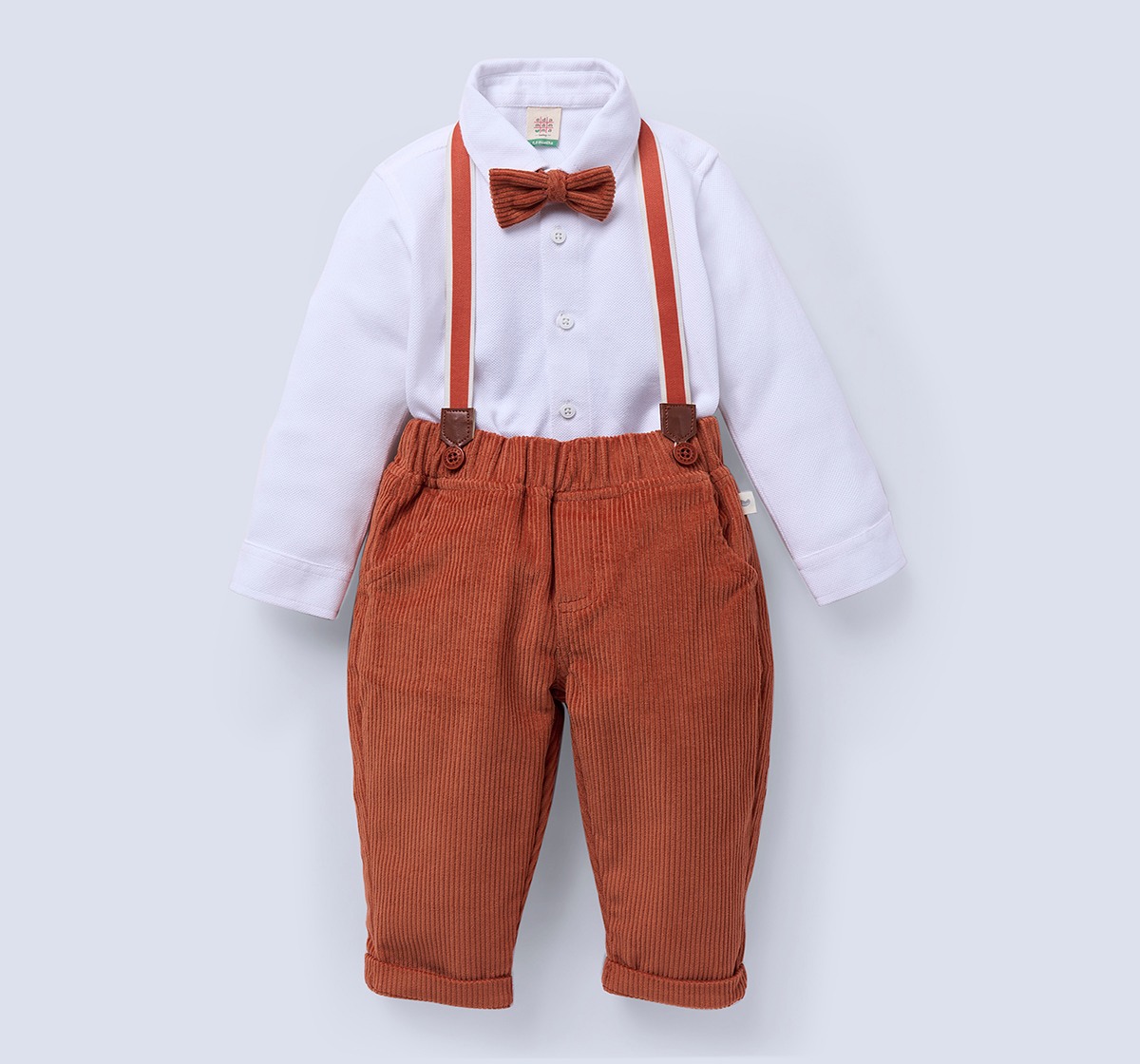 Ed-a-Mamma Infant Boys Partywear Green & White