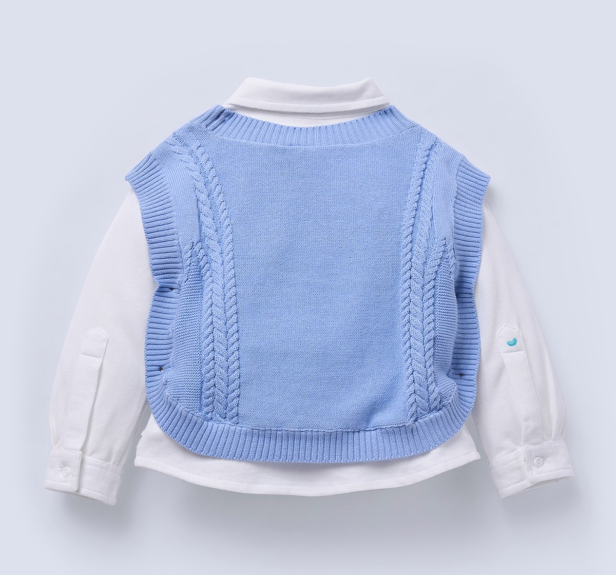 Ed-a-Mamma Infant Boys Shirt Blue