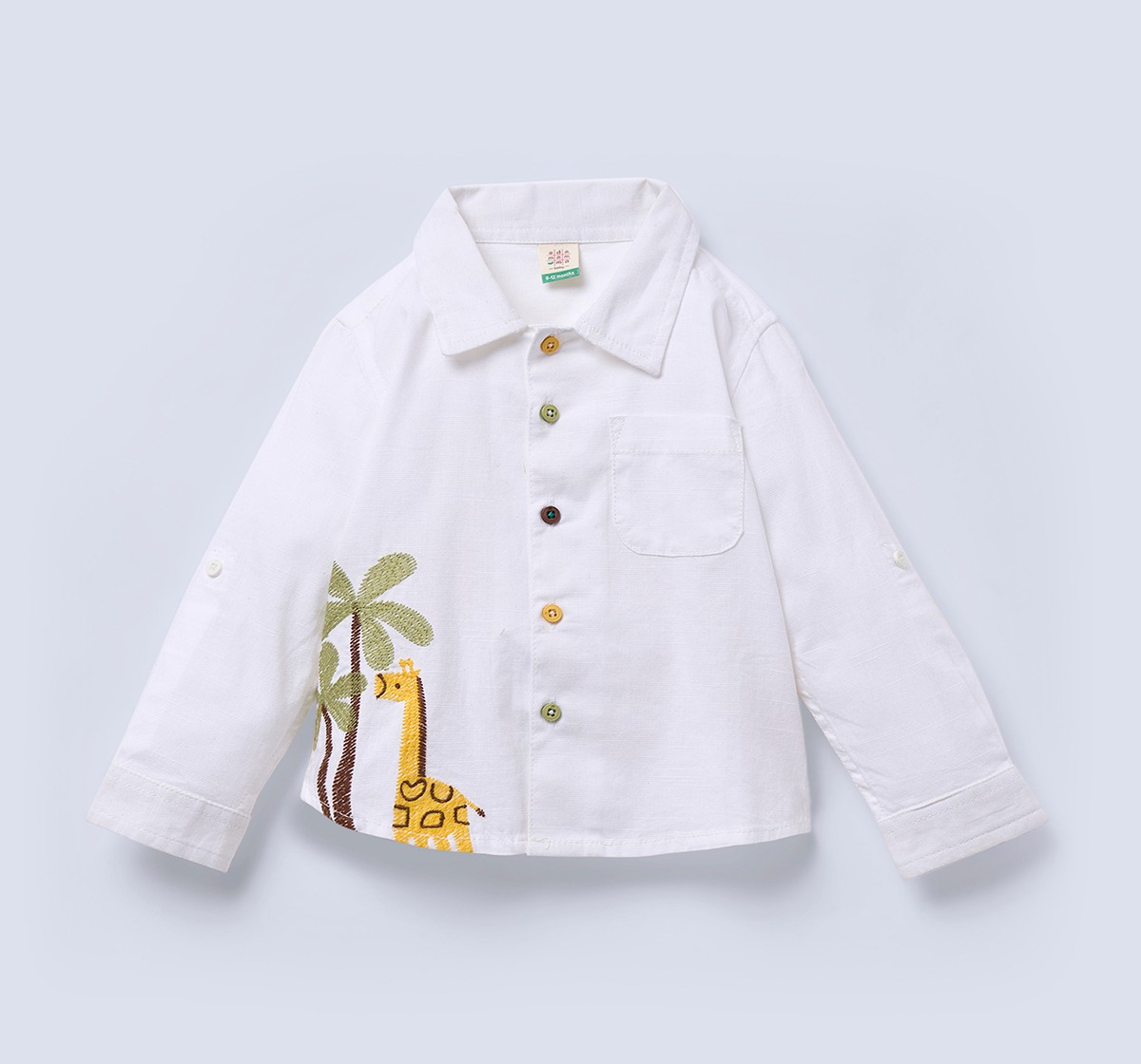 Ed-a-Mamma Infant Boys Shirt Off White