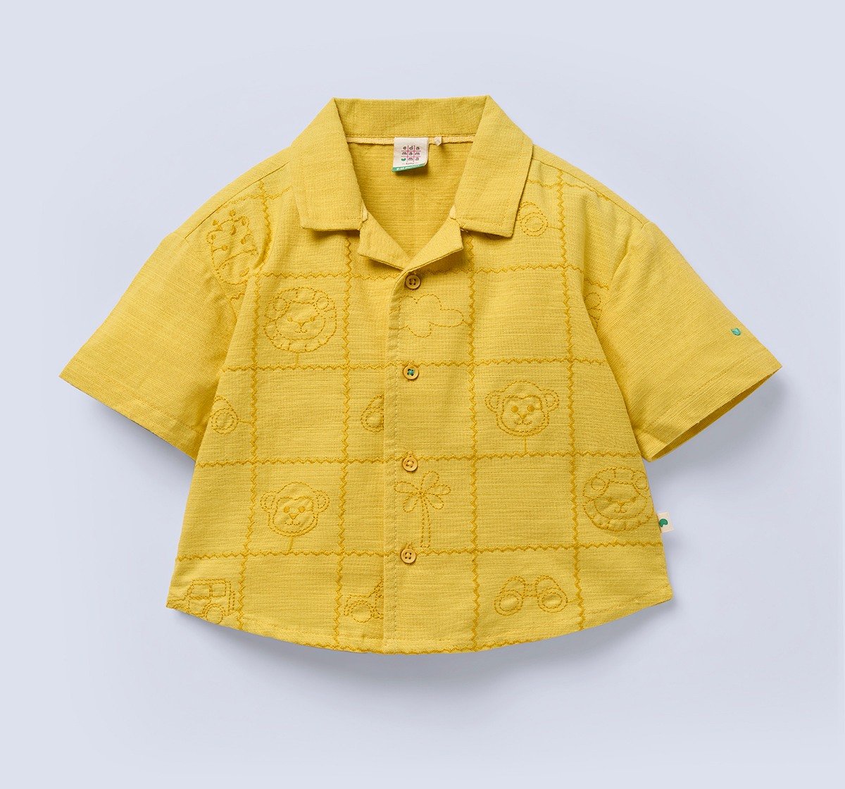 Ed-a-Mamma Infant Boys Shirt Yellow