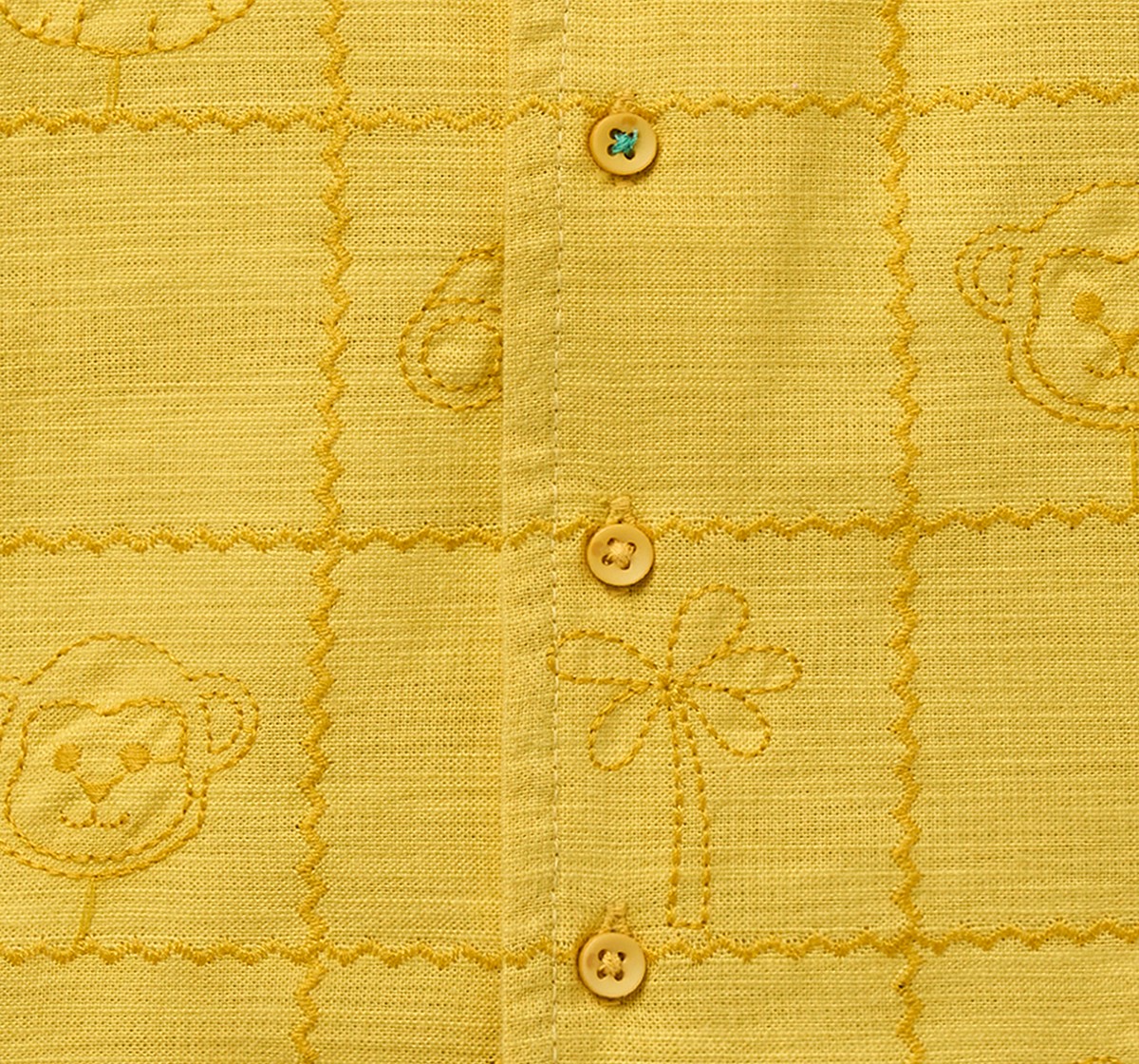 Ed-a-Mamma Infant Boys Shirt Yellow