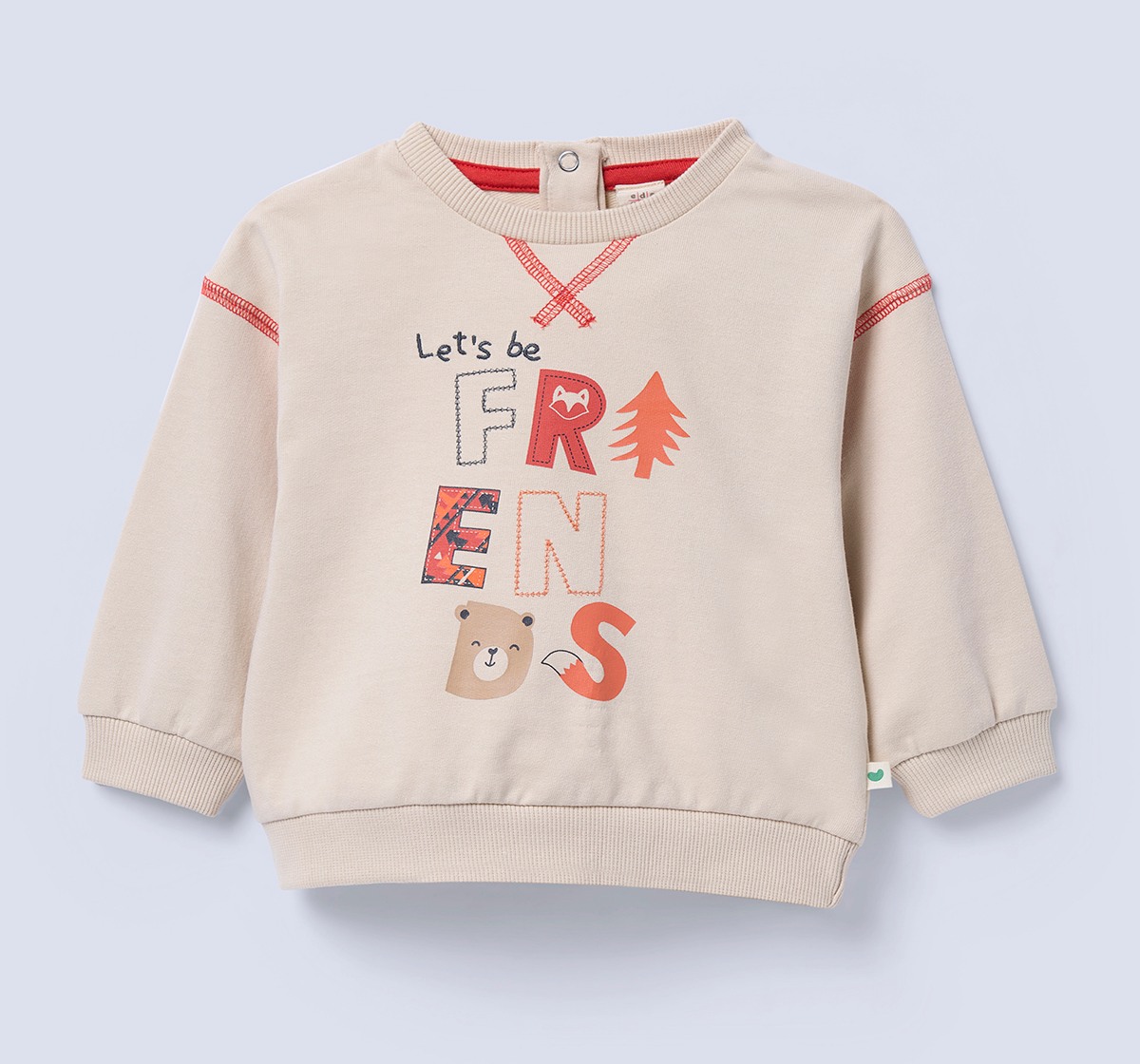 Ed-a-Mamma Infant Boys Sweatshirt Off White