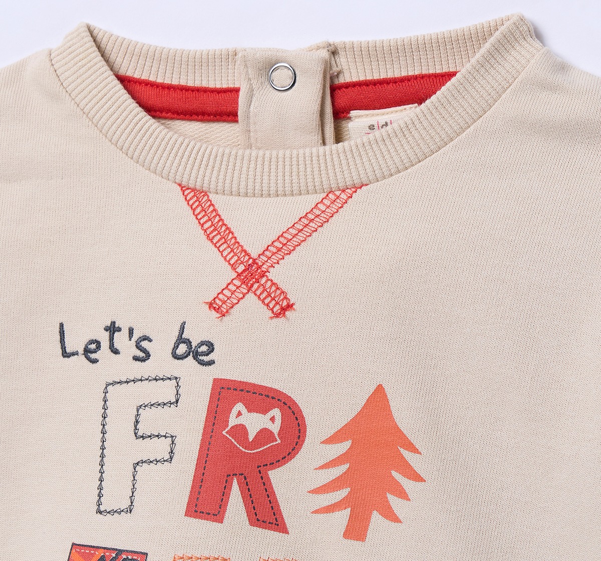 Ed-a-Mamma Infant Boys Sweatshirt Off White