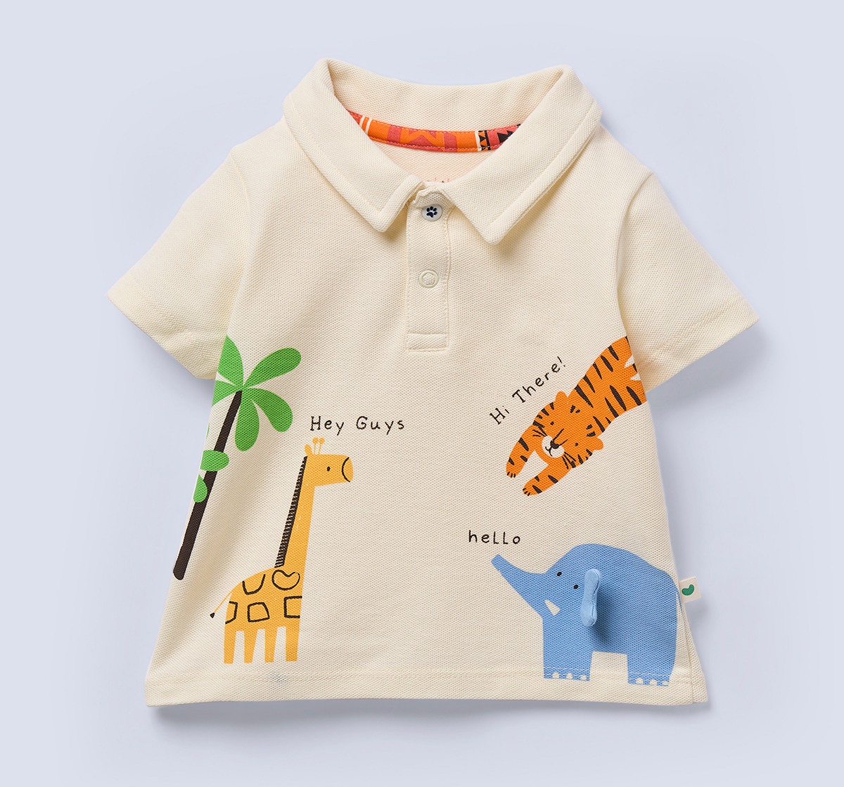 Ed-a-Mamma Infant Boys T-Shirt Off White