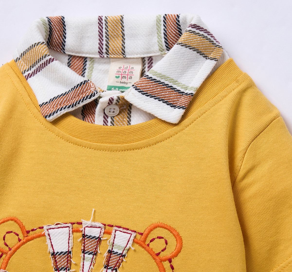 Ed-a-Mamma Infant Boys T-Shirt Yellow