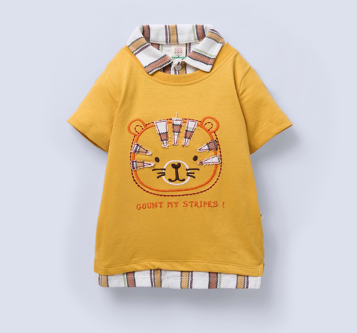 Ed-a-Mamma Infant Boys T-Shirt Yellow
