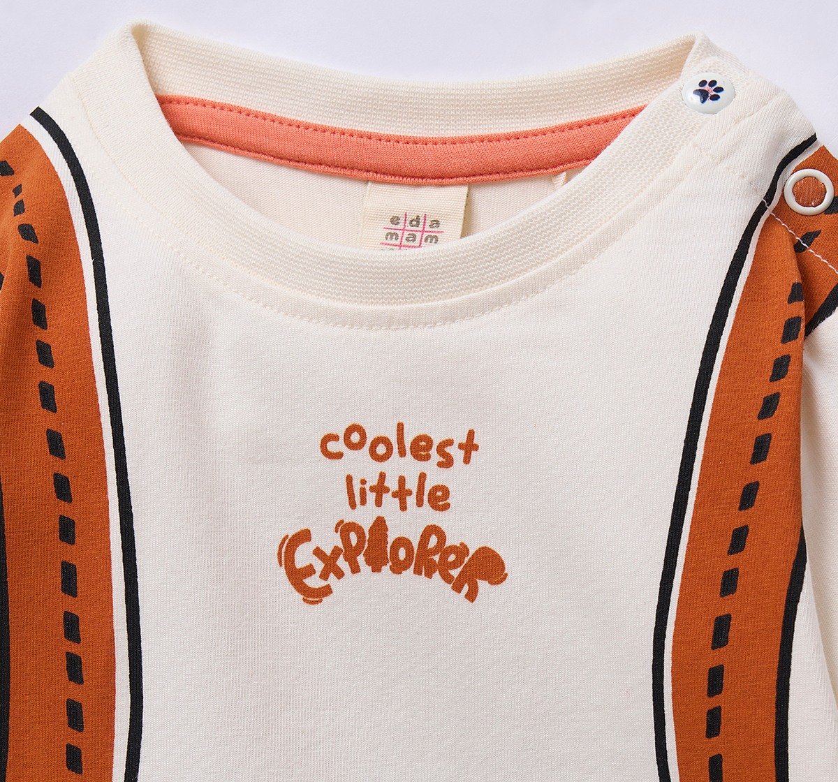Ed-a-Mamma Infant Boys T-Shirt Off White