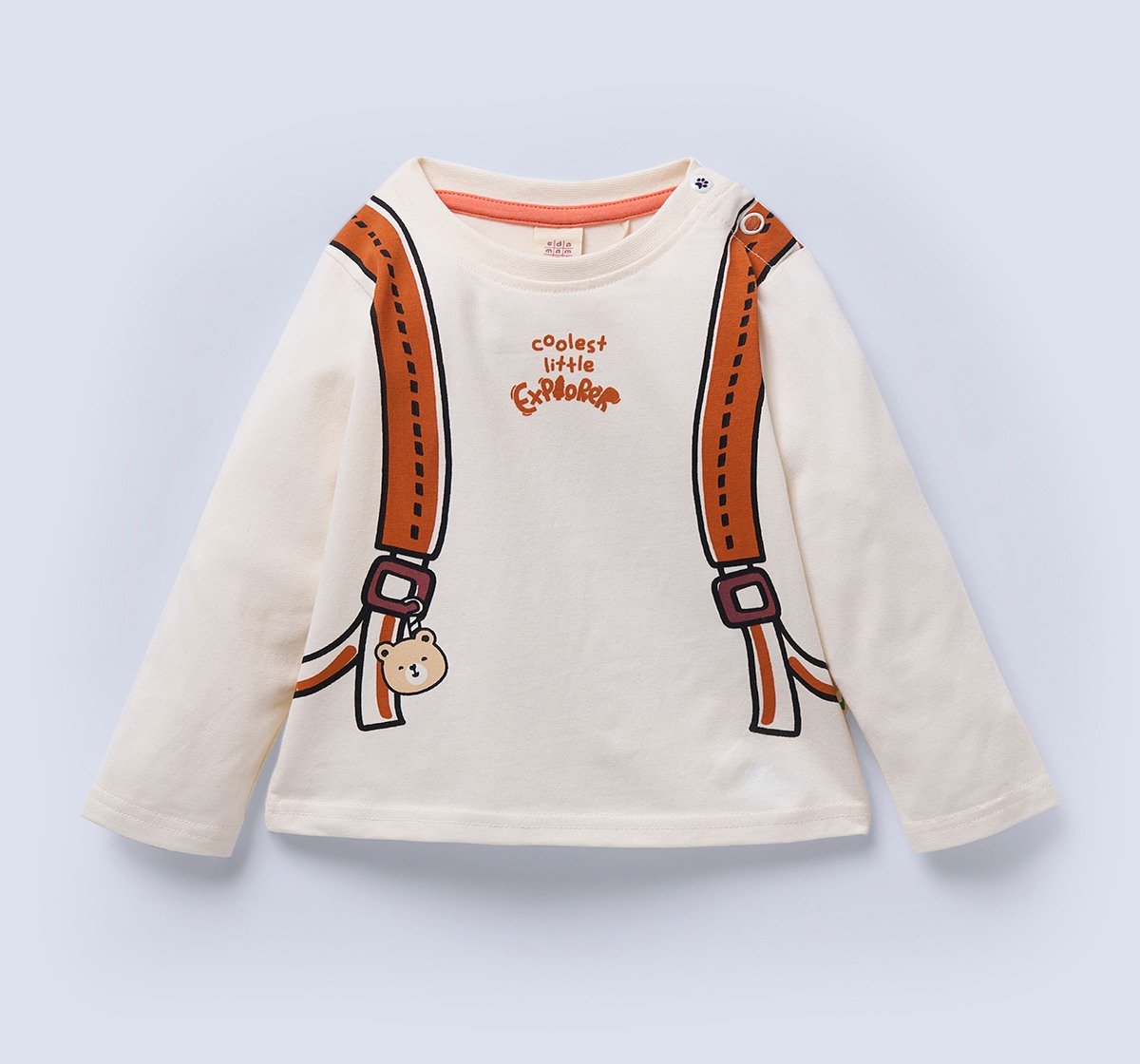 Ed-a-Mamma Infant Boys T-Shirt Off White