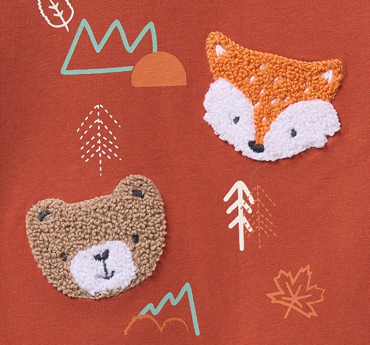 Ed-a-Mamma Infant Boys T-Shirt Brown