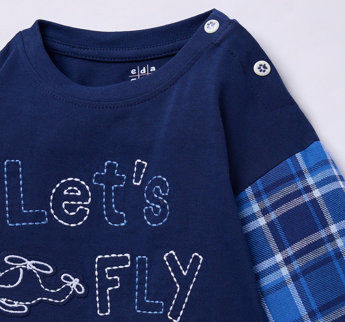 Ed-a-Mamma Infant Boys T-Shirt Blue