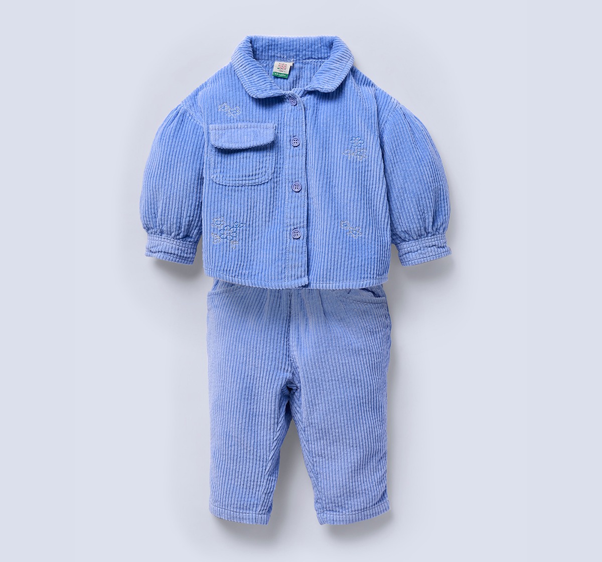 Ed-a-Mamma Infant Girls Set Blue