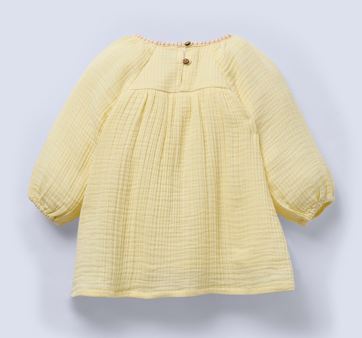 Ed-a-Mamma Infant Girls Dress Off White