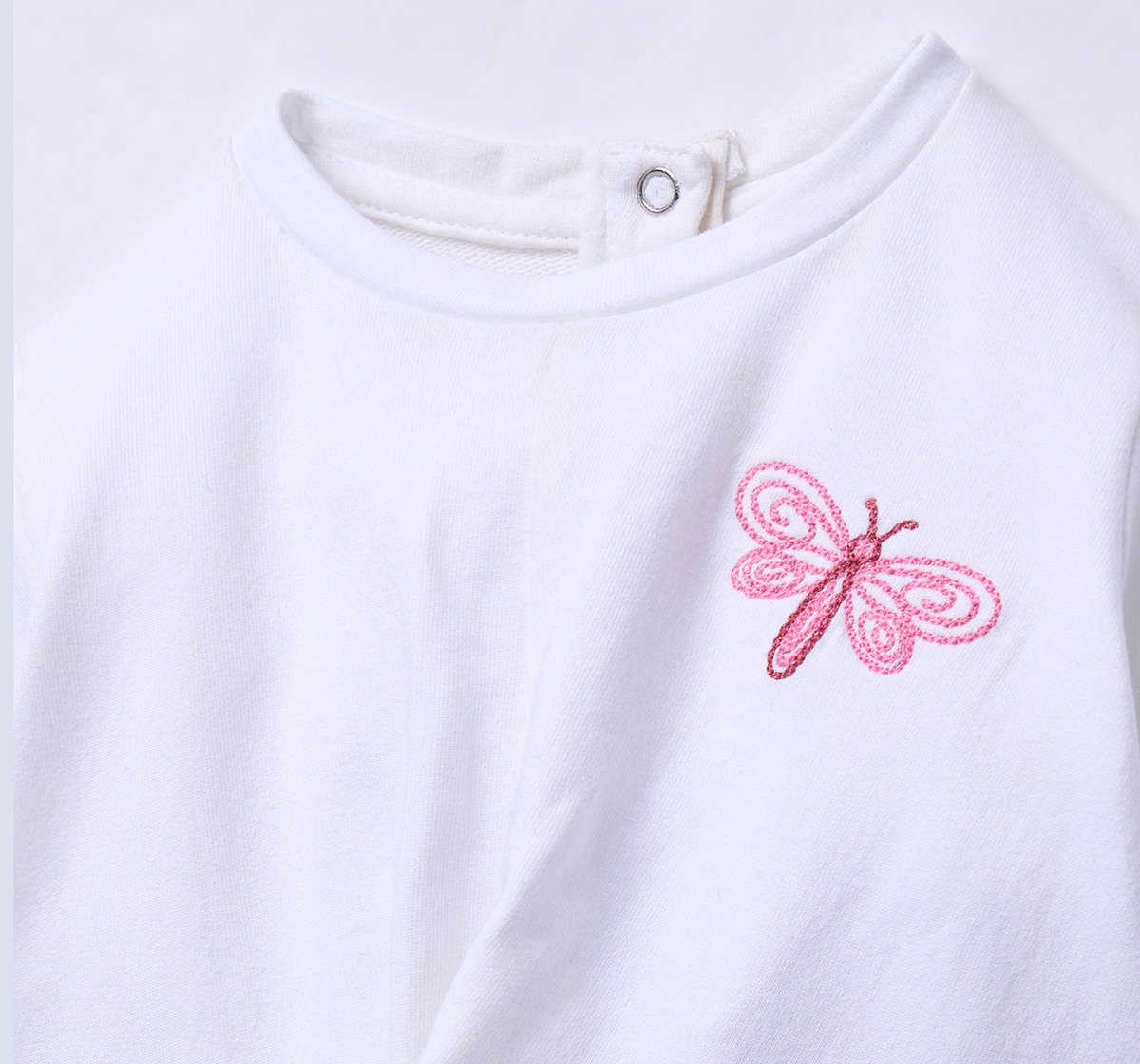 Ed-a-Mamma Infant Girls Dress Off White