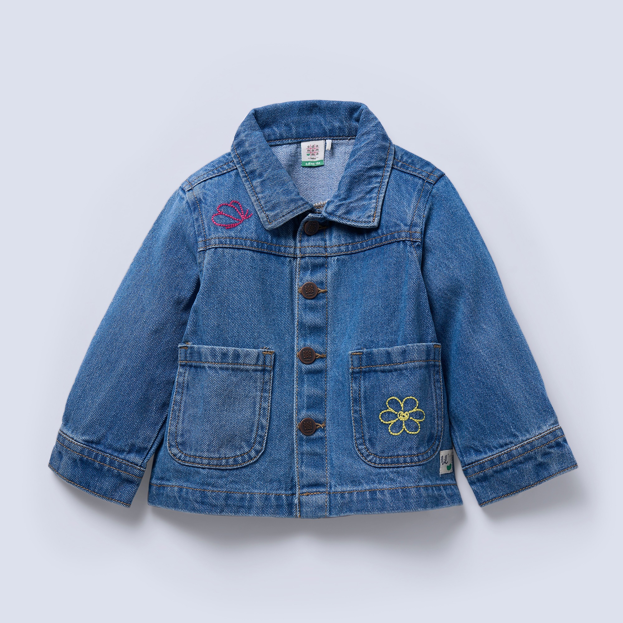 Ed-a-Mamma Infant Girls Jacket Blue
